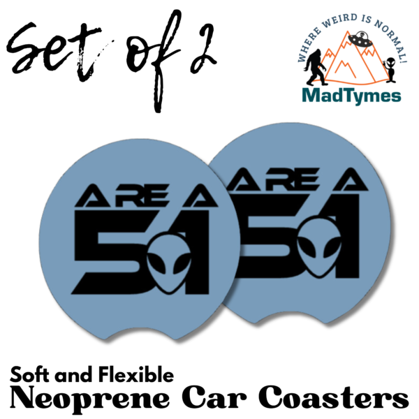 Area 51 coasters set of 2 v.2