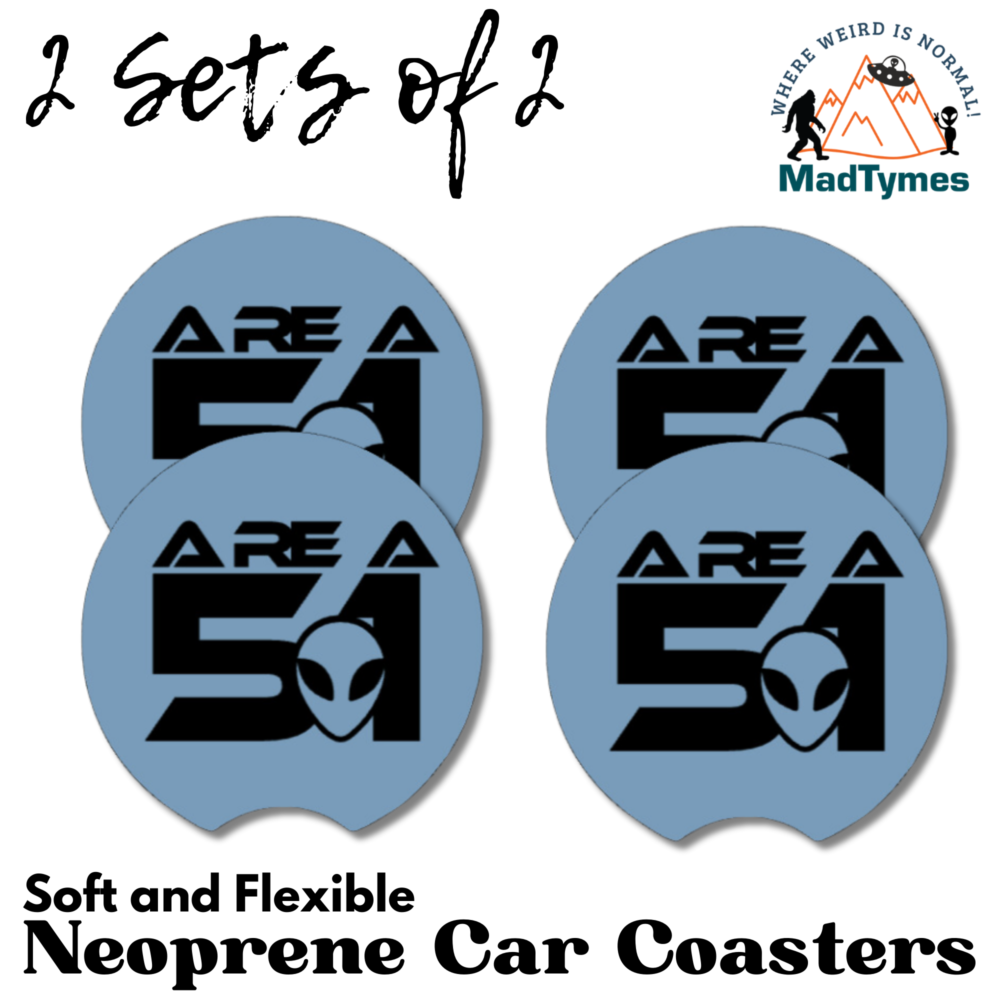 Area 51 coasters set of 4 v.2