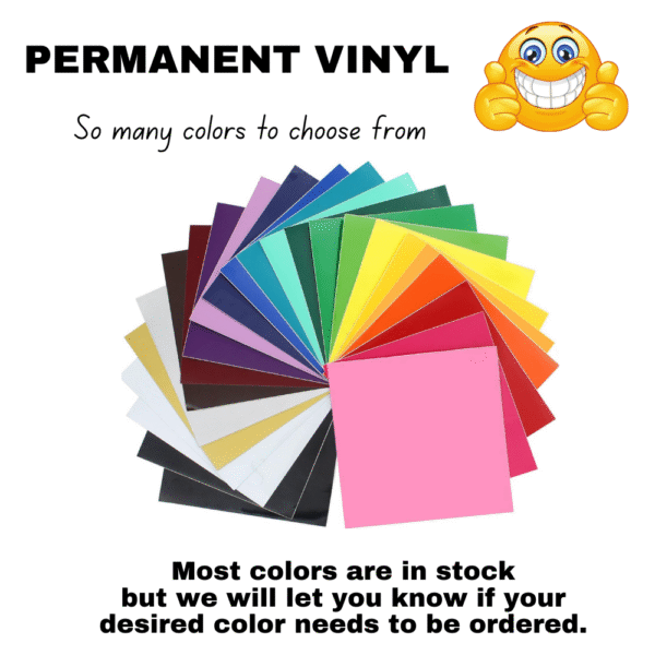 permanent vinyl colors