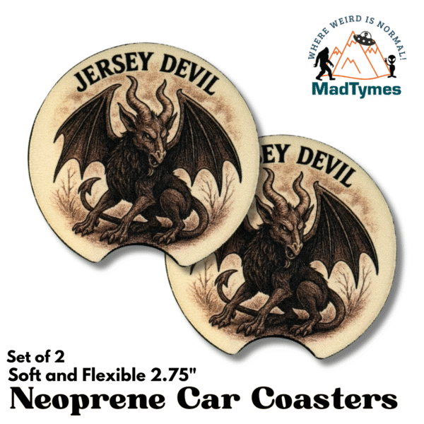 Jersey Devil Car Coasters