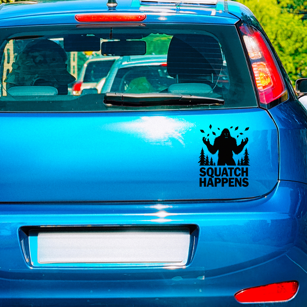 Squatch Happens Decal Example