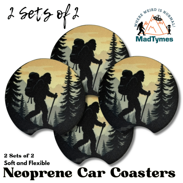 bigfoot-hiking-car-coasters-2sets.v.1