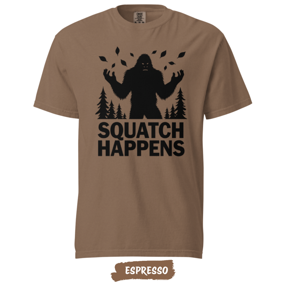 squatch-happens-comfort-colors-espresso squatch-happens-comfort-colors-espresso