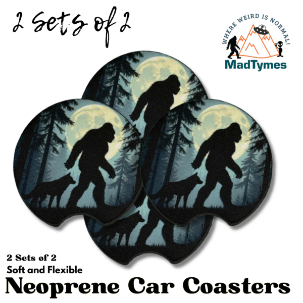 bigfoot-wolf-car-coasters-full-moon-2-sets.jpg