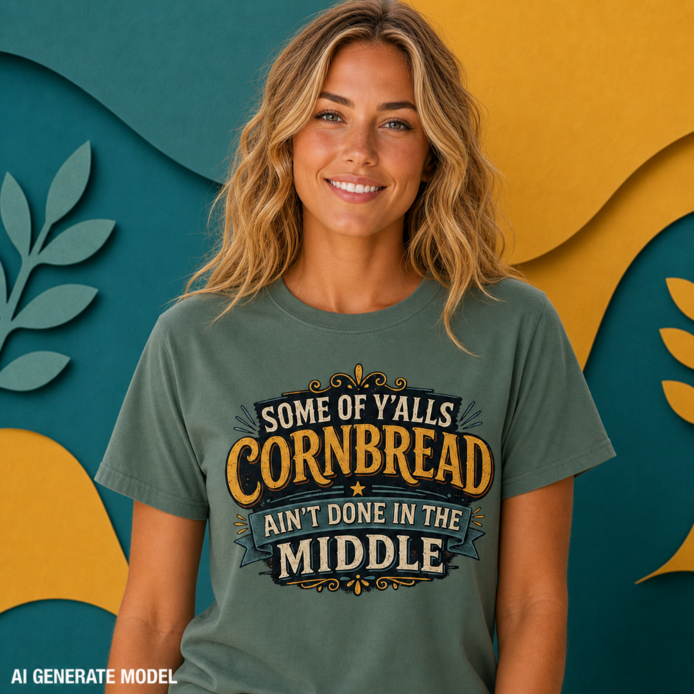 Some of Y’all’s Cornbread Ain’t Done in the Middle Comfort Colors® T-Shirt