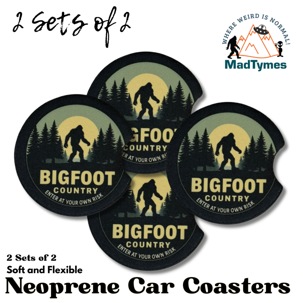 bigfoot country set of 4