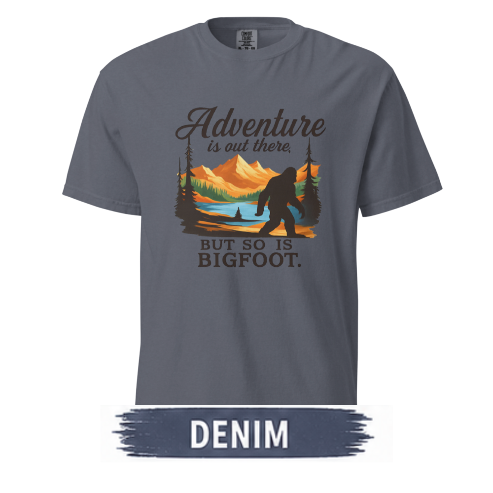 bigfoot-adventure-shirt-comfort-colors-1717-unisex-heavyweight-tee-denim bigfoot-adventure-shirt-comfort-colors-1717-unisex-heavyweight-tee-denim