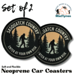 Bigfoot Sasquatch Car Coasters – Bigfoot Country v.2