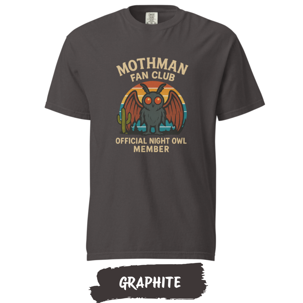 mothman-fan-club-comfort-colors-graphite mothman-fan-club-comfort-colors-graphite