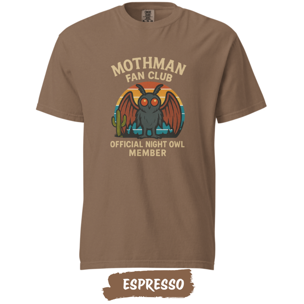 mothman-fan-club-comfort-colors-espresso mothman-fan-club-comfort-colors-espresso