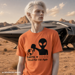 Earth Would Not Visit Again Comfort Colors Earth Would Not Visit Again Comfort Colors Shirt – Funny Alien UFO Tee
