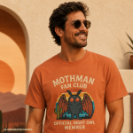 MOTHMAN FAN CLUB Mothman Fan Club – Official Night Owl Member Unisex T-Shirt