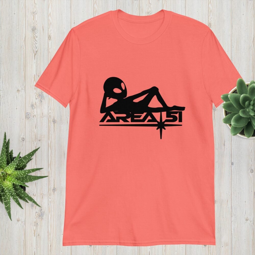 Area 51 – Alien Reclining Logo Unisex T-Shirt