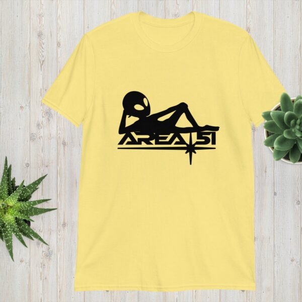 Area 51 – Alien Reclining Logo Unisex T-Shirt