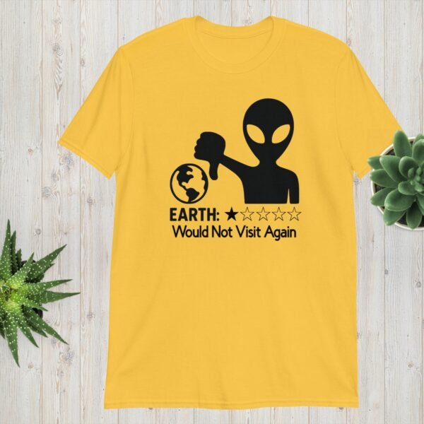 Earth Would Not Visit Again – Alien 1-Star Review Unisex T-Shirt