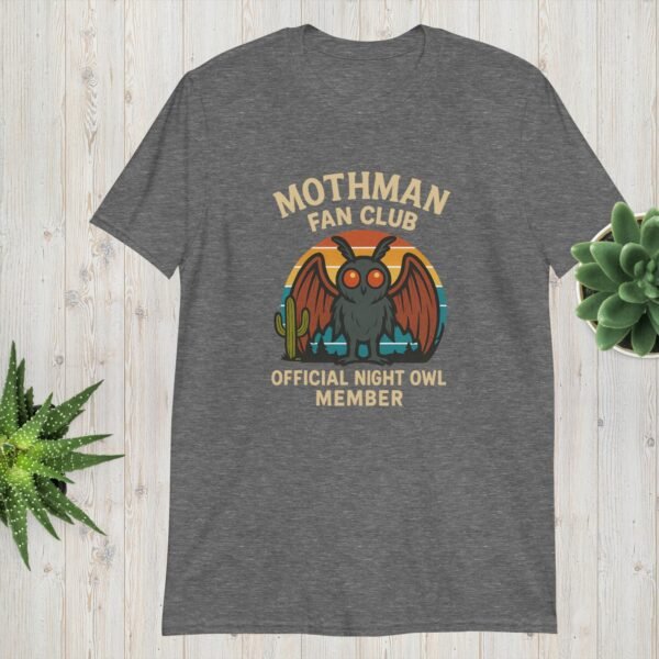 Mothman Fan Club – Official Night Owl Member Unisex T-Shirt