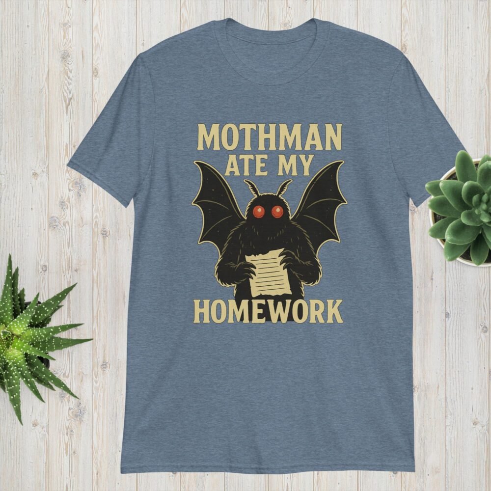 Mothman Ate My Homework – Unisex T-Shirt