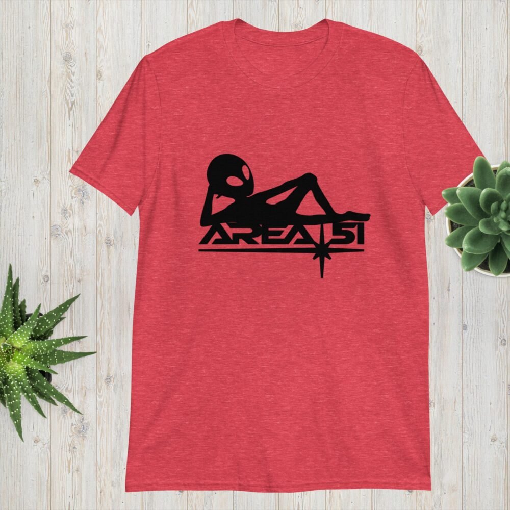 Area 51 – Alien Reclining Logo Unisex T-Shirt