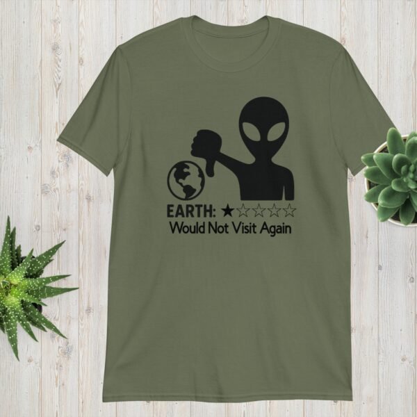 Earth Would Not Visit Again – Alien 1-Star Review Unisex T-Shirt