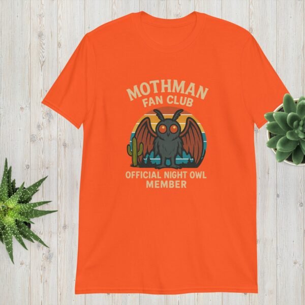 Mothman Fan Club – Official Night Owl Member Unisex T-Shirt