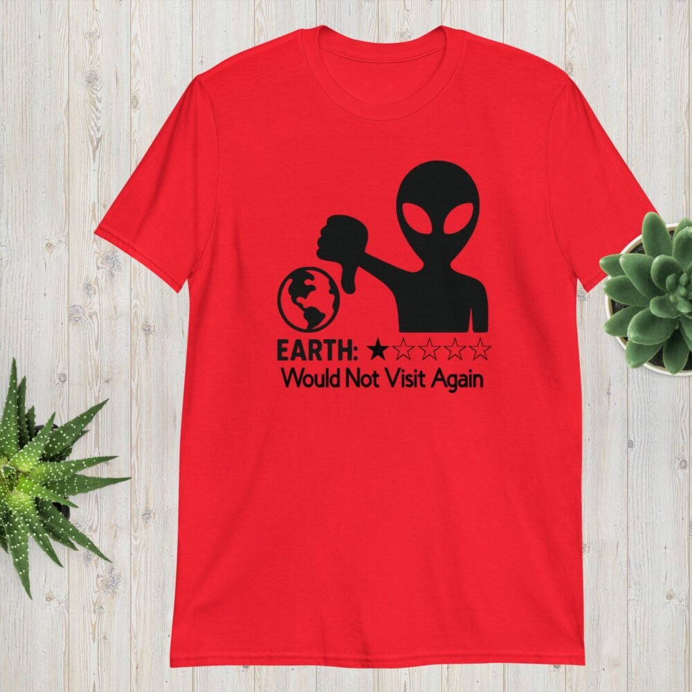 Earth Would Not Visit Again – Alien 1-Star Review Unisex T-Shirt