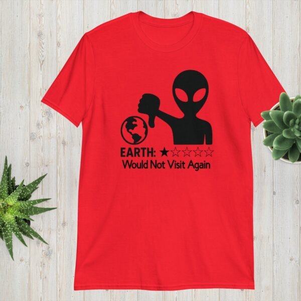 Earth Would Not Visit Again – Alien 1-Star Review Unisex T-Shirt