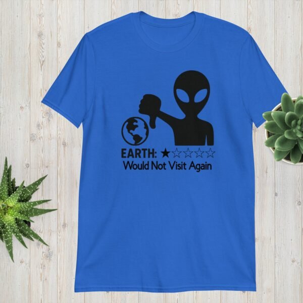 Earth Would Not Visit Again – Alien 1-Star Review Unisex T-Shirt