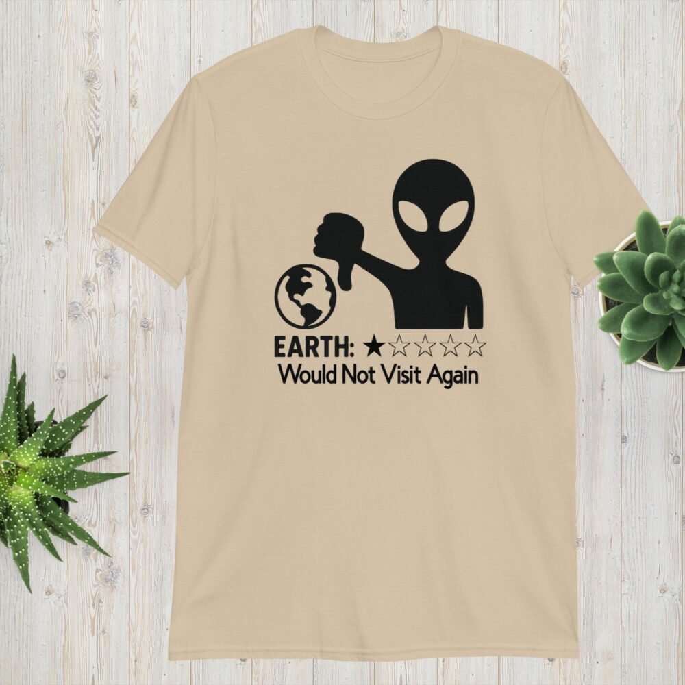 Earth Would Not Visit Again – Alien 1-Star Review Unisex T-Shirt