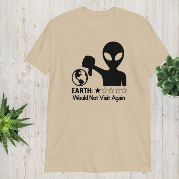 Earth Would Not Visit Again – Alien 1-Star Review Unisex T-Shirt