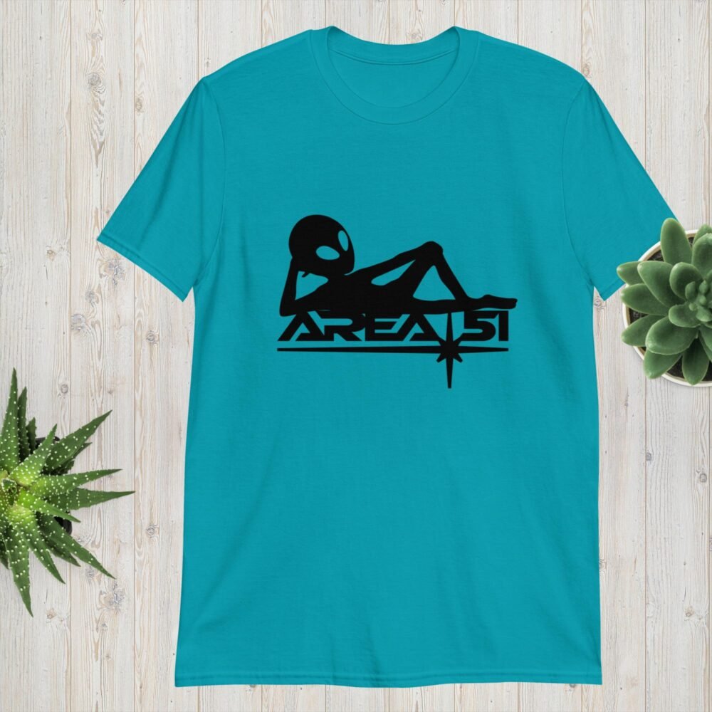 Area 51 – Alien Reclining Logo Unisex T-Shirt