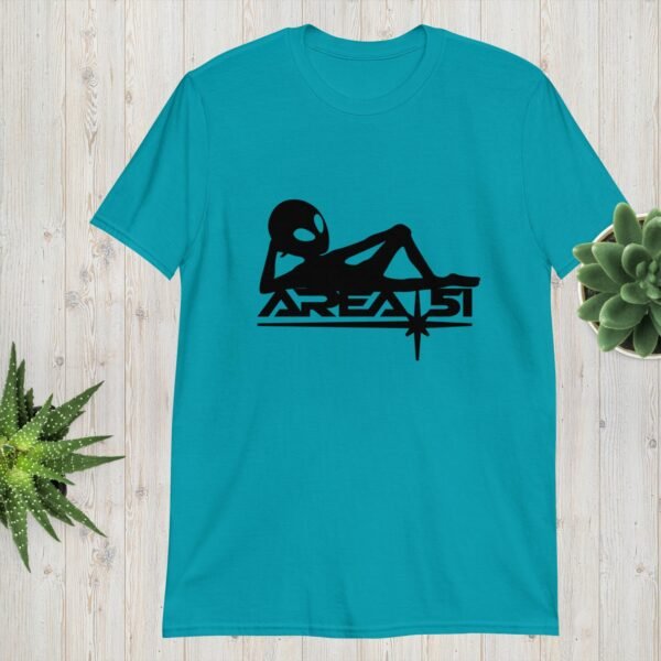 Area 51 – Alien Reclining Logo Unisex T-Shirt