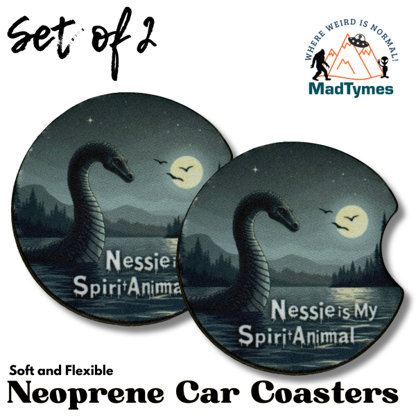 nessie-is-my-spirit-animal-car-coasters-new nessie-is-my-spirit-animal-car-coasters-new