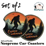 Explore the Unknown set of 2 car coaters