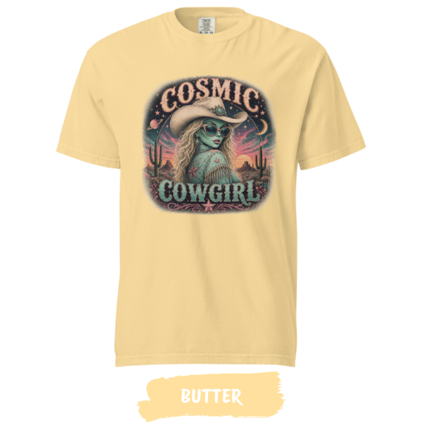 cosmic-cowgirl-shirt-comfort-colors-1717-butter