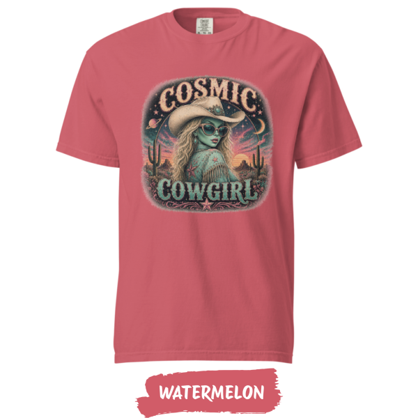 cosmic-cowgirl-shirt-comfort-colors-1717-watermelon