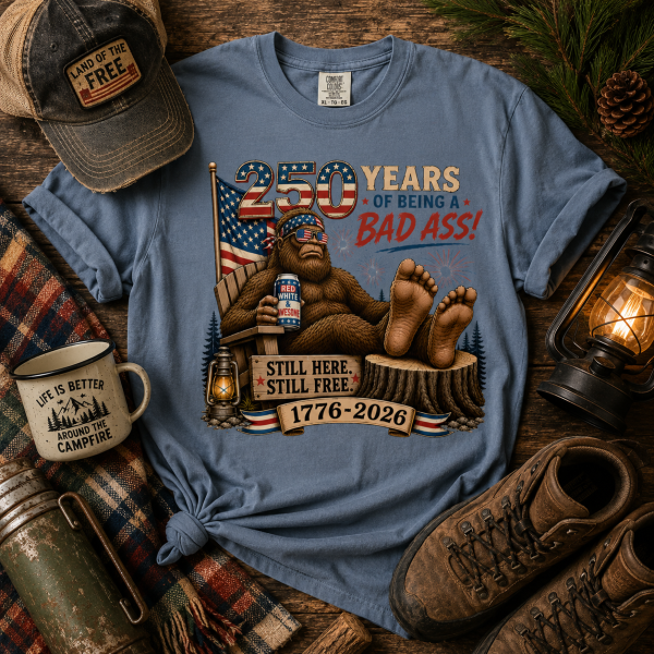 bigfoot-bad-ass-comfort-colors-flat-view bigfoot-bad-ass-comfort-colors-flat-view