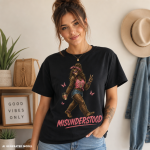 Funny Bigfoot Shirt – Misunderstood Female Sasquatch Graphic Tee
