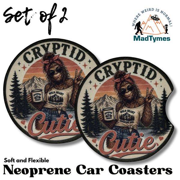 bigfoot-cryptid-cutie-car-coasters-1-set bigfoot-cryptid-cutie-car-coasters-1-set