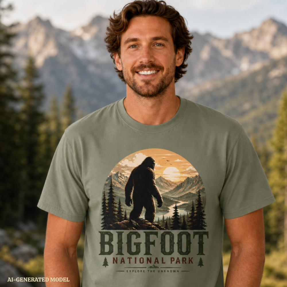 Bigfoot National Park T-Shirt – Explore the Unknown