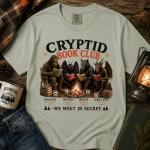 Cryptid Book Club T-Shirt – We Meet In Secret