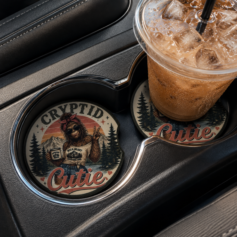 bigfoot-cryptid-cutie-car-coasters-mock-1 bigfoot-cryptid-cutie-car-coasters-mock-1