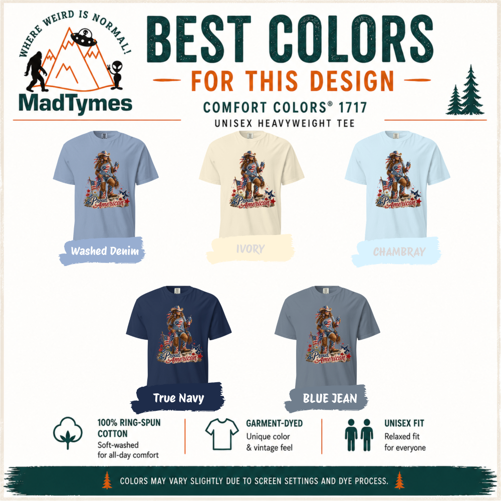 Patriotic Bigfoot Shirt-best colors