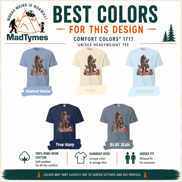 Patriotic Bigfoot Shirt-best colors
