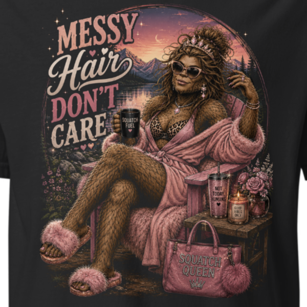 messy hair don't care close up comfort colors messy hair don't care close up comfort colors