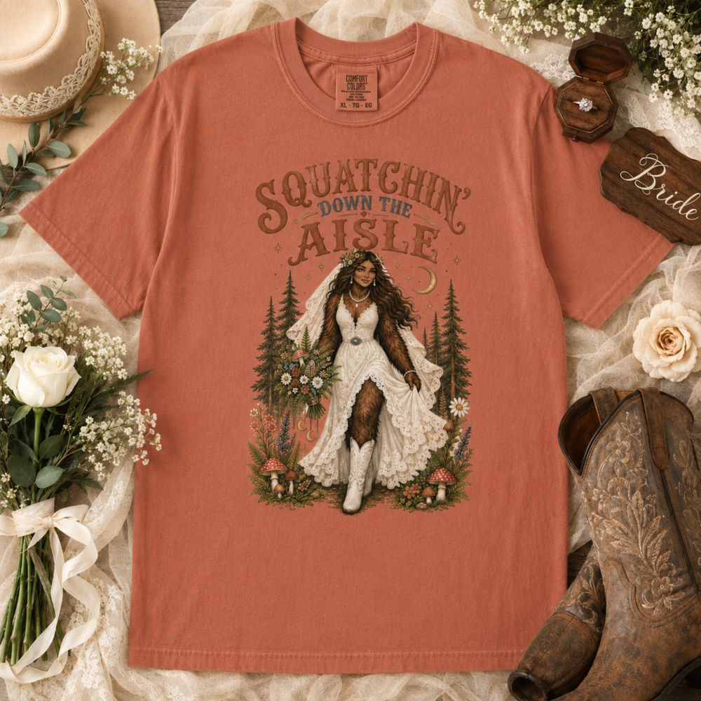 squatchin-down-the-isle-comfort-colors-terracotta squatchin-down-the-isle-comfort-colors-terracotta