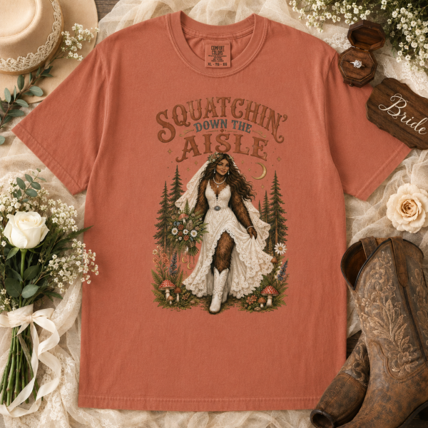 squatchin-down-the-isle-comfort-colors-terracotta squatchin-down-the-isle-comfort-colors-terracotta