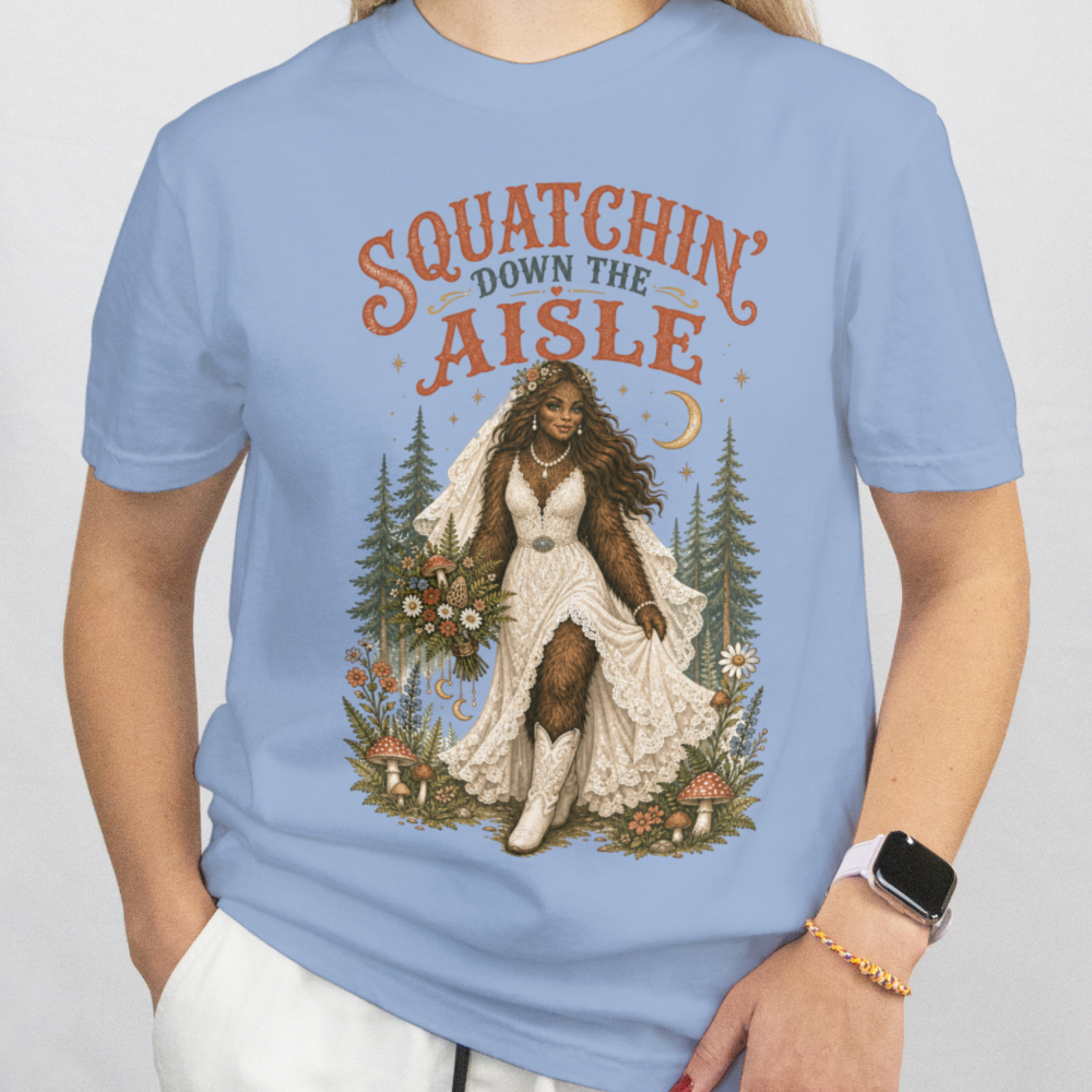squatchin-down-the-aisle-comfort-colors-mock squatchin-down-the-aisle-comfort-colors-mock