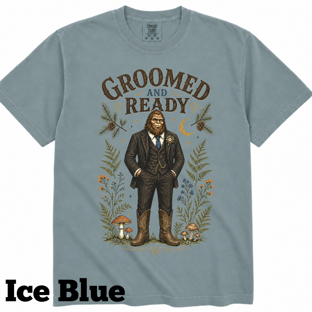 bigfoot-groom-shirt-groomed-and-ready-ice-blue bigfoot-groom-shirt-groomed-and-ready-ice-blue