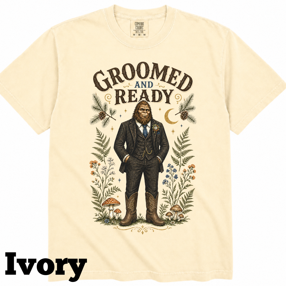 bigfoot-groom-shirt-groomed-and-ready-ivory bigfoot-groom-shirt-groomed-and-ready-ivory