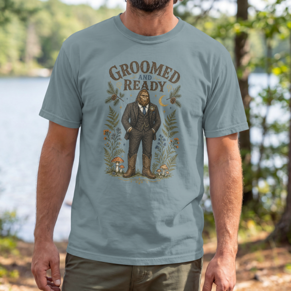 bigfoot-groom-shirt-groomed-and-ready-mock-3 bigfoot-groom-shirt-groomed-and-ready-mock-3